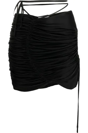 andre damo Cut-out detail asymmetric skirt