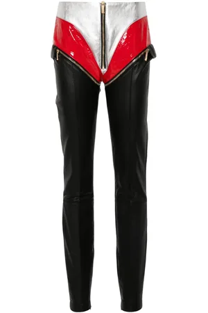 MITILIANE COUTURE Unzipped panelled trousers