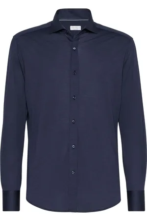 Brunello Cucinelli Silk-cotton jersey shirt