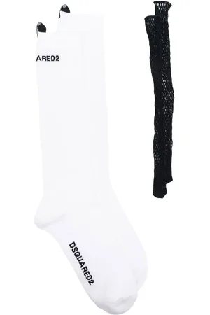Dsquared2 Logo-print ribbed socks