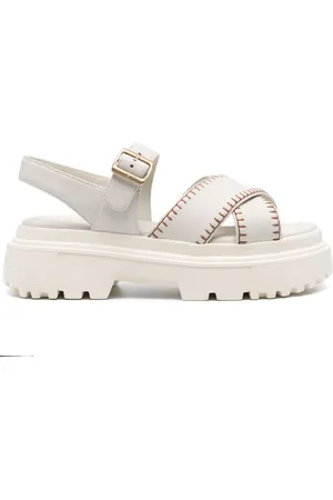 Hogan H644 leather sandals