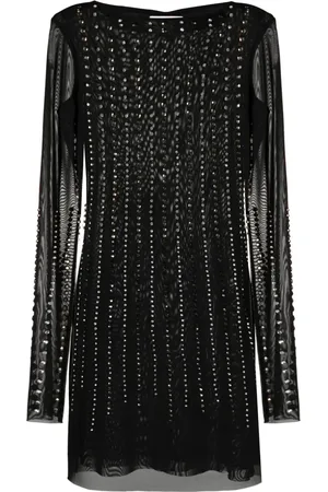Patrizia Pepe Crystal-embellished minidress