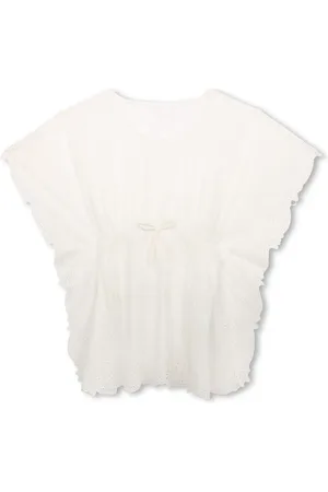 Chloé Ruffle-detailing organic cotton dress