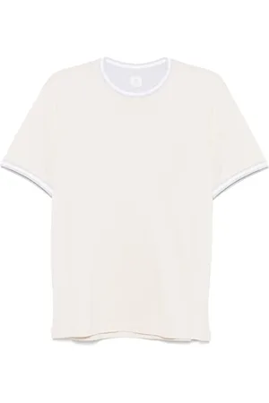 ELEVENTY Stripe-detailed T-shirt