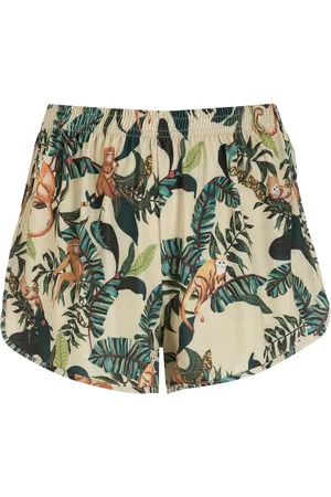 Lygia & Nanny Lee leaf-print shorts