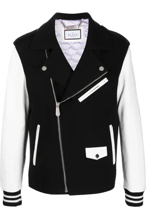 Philipp Plein Leather biker jacket