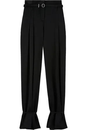 Jil Sander Belted ankle-tie tailored trousers