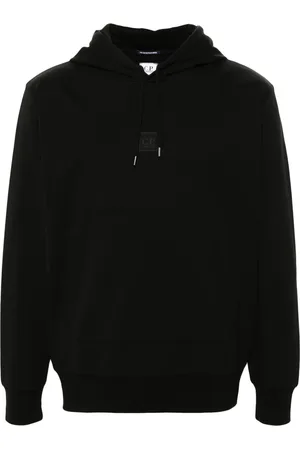 C.P. Company Rubberised-logo hoodie