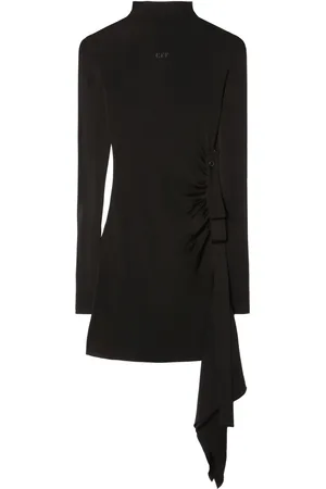 OFF-WHITE Draped mini dress