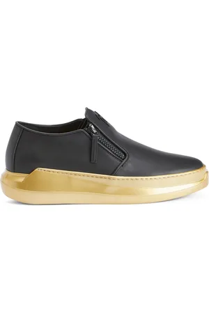 Giuseppe Zanotti Conley zip-up leather loafers
