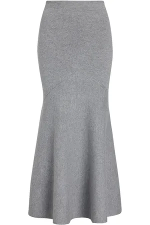 Patou Wool peplum skirt