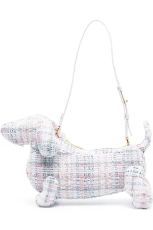 Thom Browne Hector tweed shoulder bag