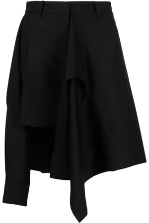 GOEN.J Layered asymmetric skirt