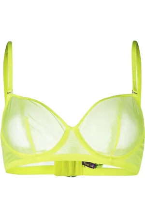 MAISON CLOSE Sheer balconette bra