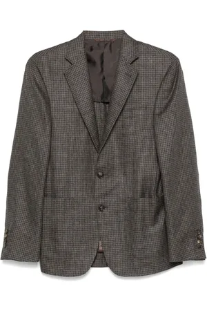CANALI Dogtooth-pattern blazer