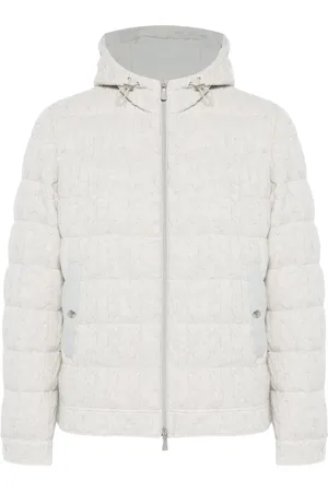 ELEVENTY Cable-knit puffer jacket