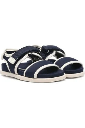 Emporio Armani Logo-print twill sandals