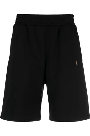Palm Angels Monogram-appliqu??? track shorts
