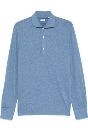 Orian M??lange-effect polo shirt
