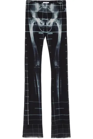 Jean Paul Gaultier Squeletor flared trousers