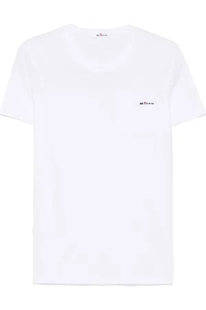 Kiton Logo-embroidered T-shirt