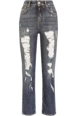 Dolce & Gabbana Distressed boyfriend jeans