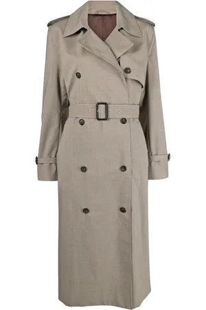 Totême Houndstooth trench coat