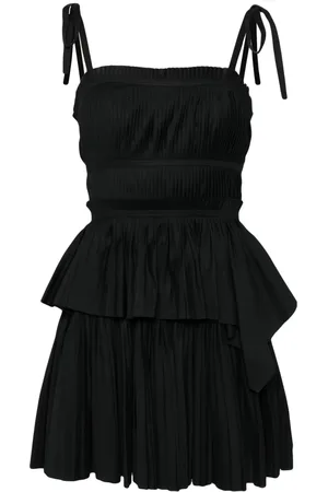 ULLA JOHNSON Bailey pleated minidress