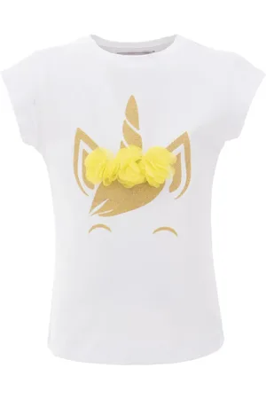 Mimi Tutu Unicorn-print cotton T-shirt
