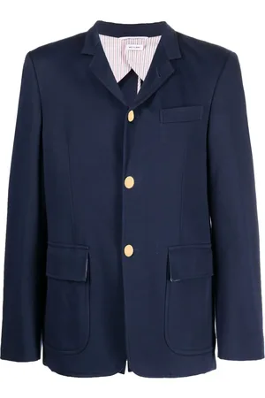 Thom Browne RWB-stripe tailored blazer