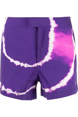 OFF-WHITE Tie-dye printed shorts