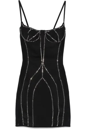 The Attico Spaghetti-strap mini dress