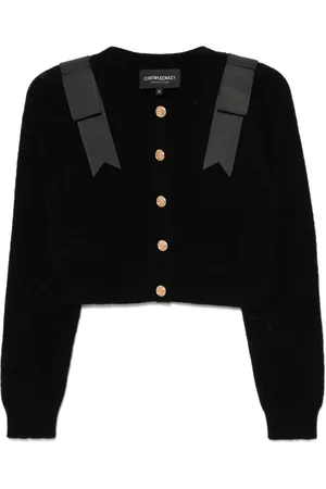 Cynthia Rowley Wool cropped cardigan