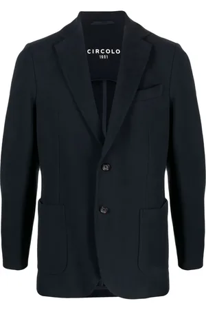 Circolo Notched-lapel single-breasted blazer