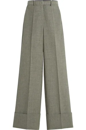 Lanvin Wide-leg wool trousers