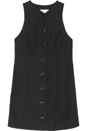 Ganni Bow-detail mini dress