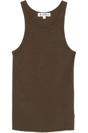 ÉTERNE Fine-ribbed tank top