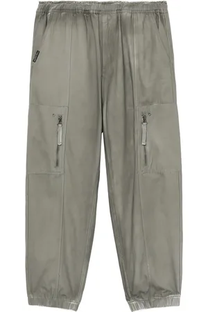 Izzue Tapered cotton trousers