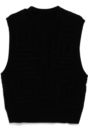 TEAM WANG design Choices jacquard vest