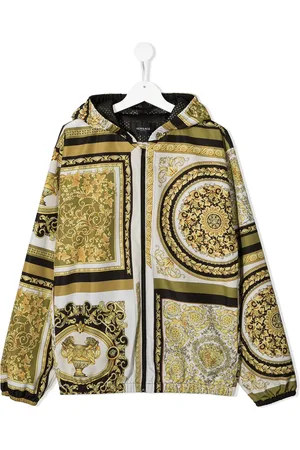 VERSACE Barocco-print hooded jacket