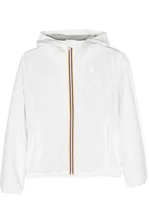 K-Way Logo-patch hooded jacket
