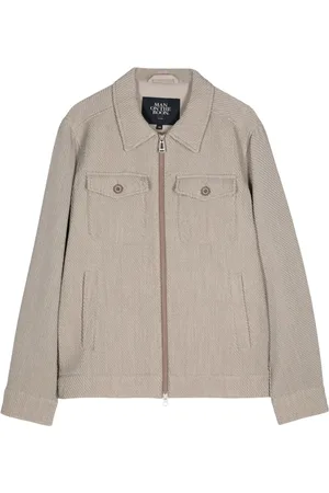 MAN ON THE BOON. Textured wool blend jacket