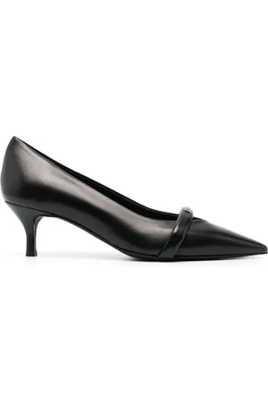 Furla Core 60mm logo-lettering leather pumps