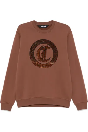 Roberto Cavalli Logo-embroidered sweatshirt