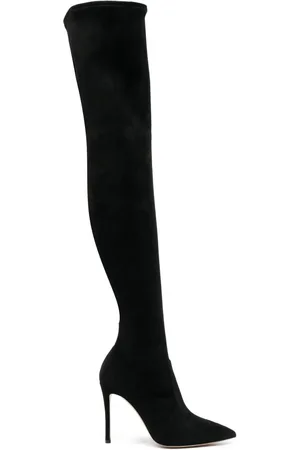 Casadei Julia 100mm above-knee boots