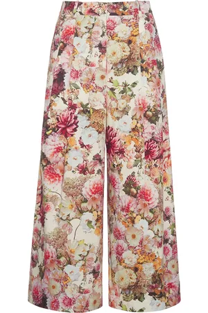 ADAM LIPPES Floral-print culotte trousers