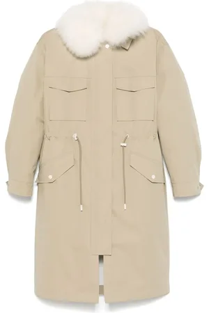 YVES SALOMON Fur-detailed parka