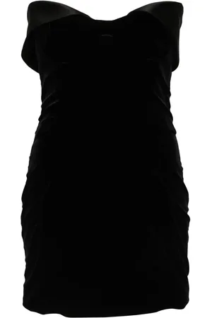 MUGLER Velvet mini dress