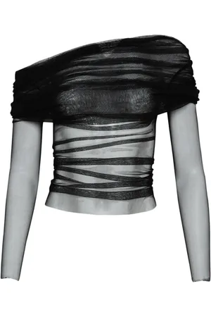 CHRISTOPHER ESBER Veiled silk top