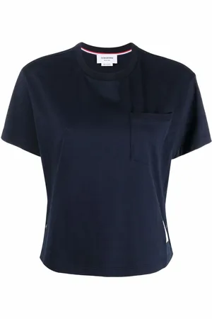 Thom Browne RWB tab cotton T-shirt